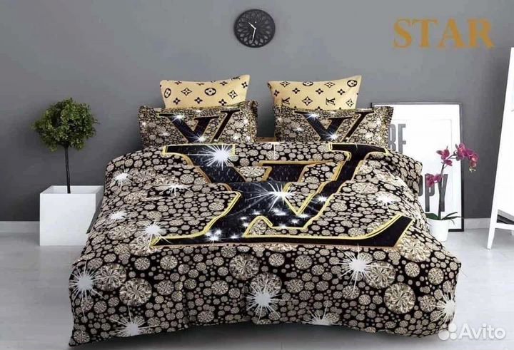 Постельное белье евро брендовое