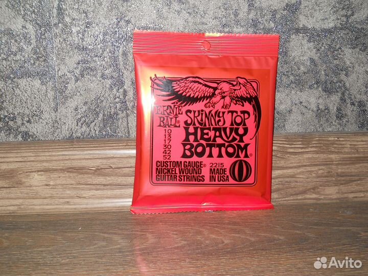 Струны э\г Ernie ball 2215 skinny TOP heavy bottom