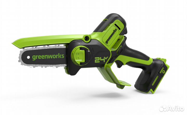 Цепная аккумуляторная пила greenworks G24MCS10 (бе