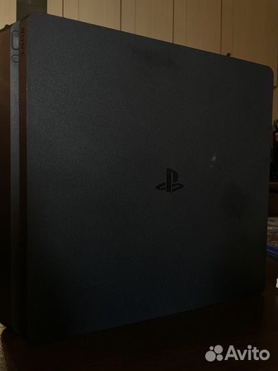 Игровая приставка ps4 slim с играми 1tb