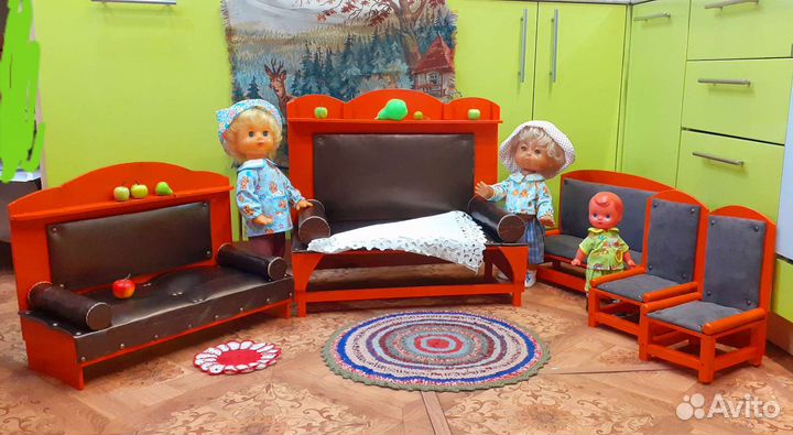 Кукла СССР, куклы, игрушки, мебель