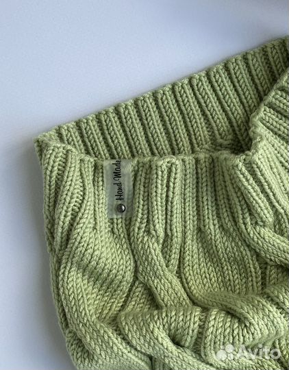 Вязаный комплект осень ручная работа