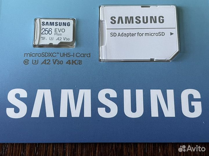 Карта памяти Samsung microsdxc Evo Plus V2 256GB