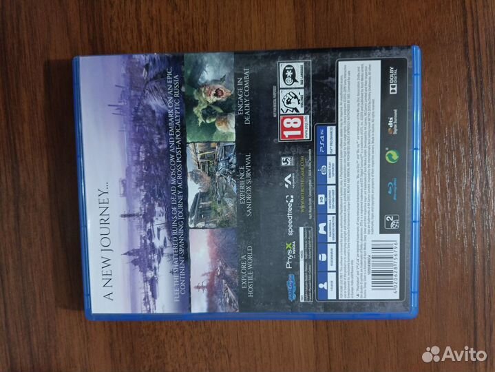 Игра для ps 4 Metro exodus