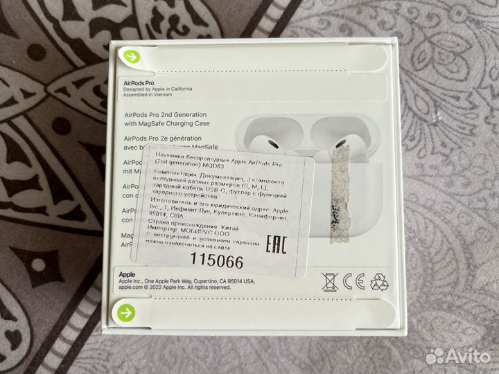 Наушники earpods pro(2nd gen)