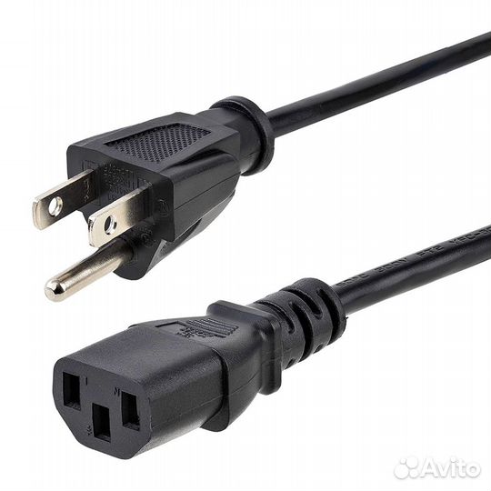 Кабель питания PC с американской вилкой