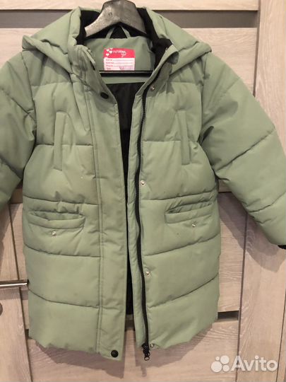 Пуховик для девочки 122