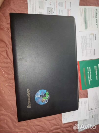 Ноутбук lenovo b575e + чехол/сумка с sd диском