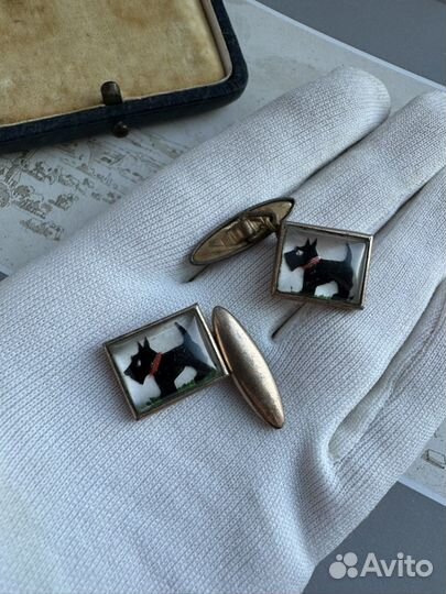 Антикварные запонки 