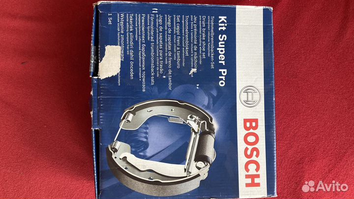 Тормозные накладки барабанного тормоза Bosch