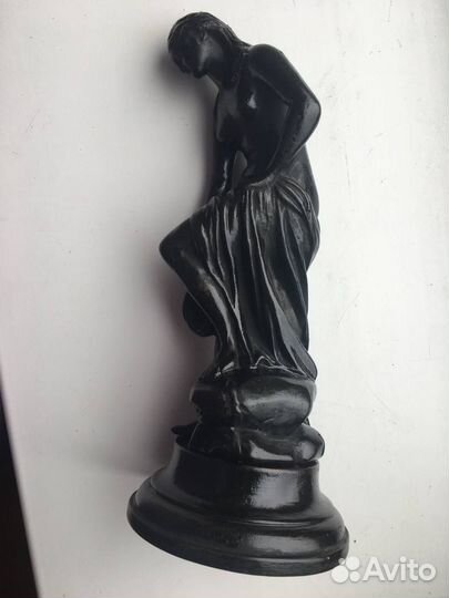 Чугунная статуэтка Купальщица касли СССР 1979г