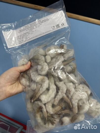 Креветки тигровые очищенные