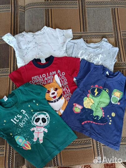 Комплект детских футболок рост 86