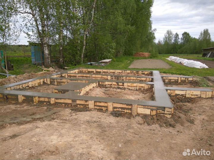 Строительство фундамента