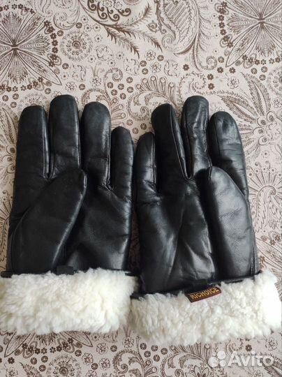 Мужские кожаные перчатки (новые)