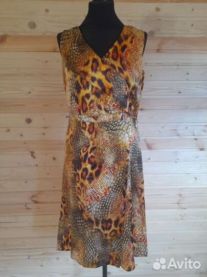 Платье макси Hauber натуральный шелк 46 р