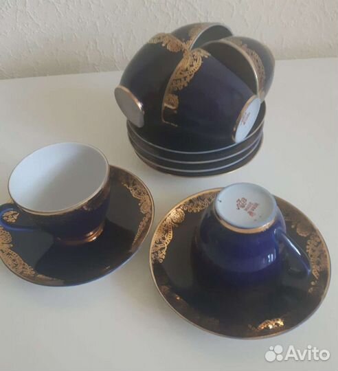Кофейная пара, фарфор лфз