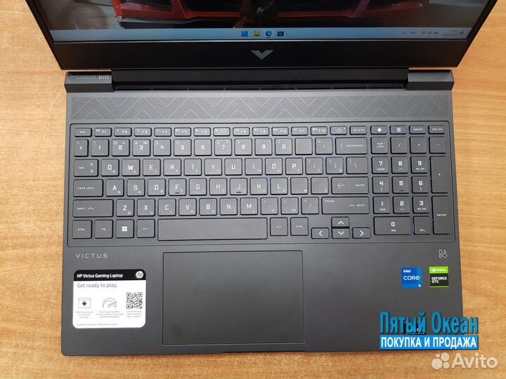 Ноутбук HP, Core i5 12450H, GTX 1650 4Gb