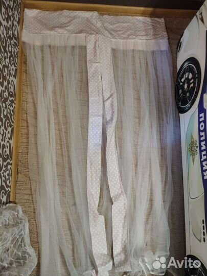 Бортики и балдахин в кроватку