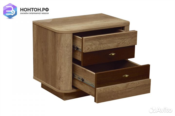 Тумба прикроватная Фантазия дуб каньон / дуб калья