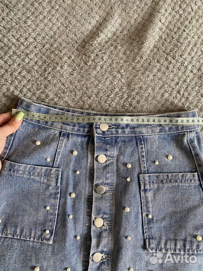 Юбка джинсовая