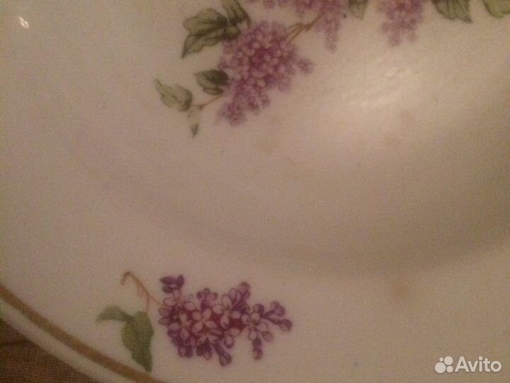 Тарелка Винтаж Сирень