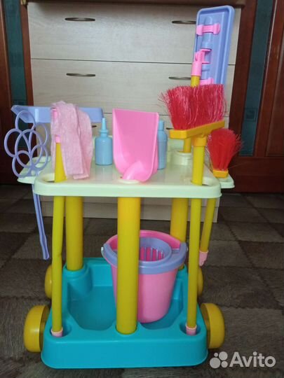 Детский игровой набор для уборки Золушка