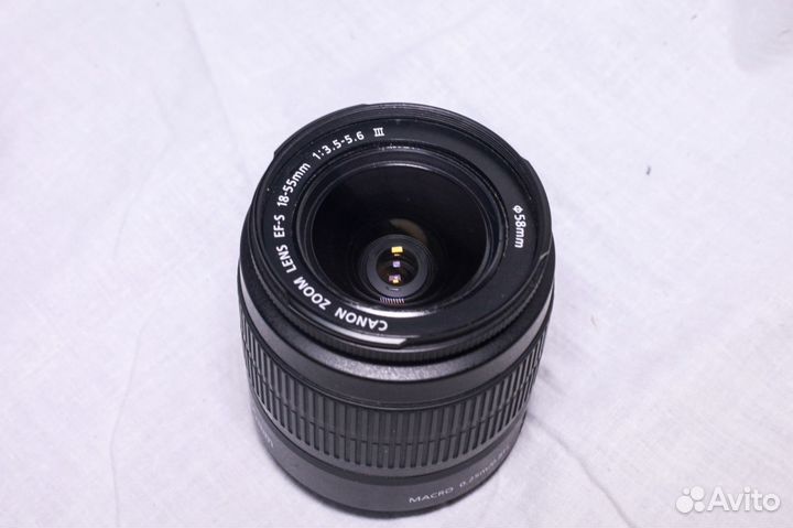 Фотоаппарат Canon EOS 4000D, объектив 18-55 мм