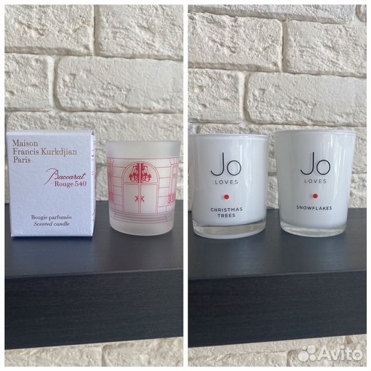 MFK Baccarat Rouge свеча 35 г, свеча Jo Loves