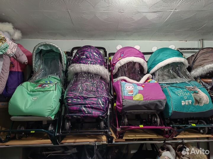 Санки-коляска Ника, Pikate, Galaxy новые модели