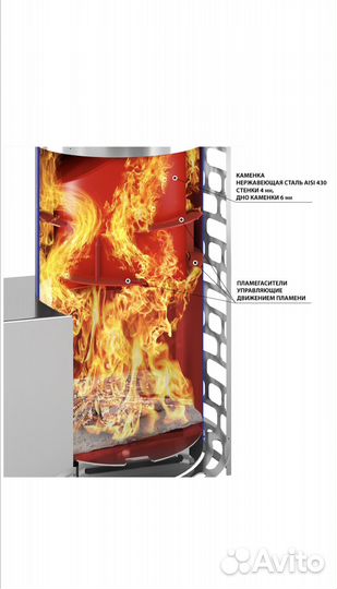 Печь для бани Эверест Steam Naster 24 inox