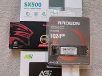 SSD M.2 1000gb Gigabyte/Kingston(новые)