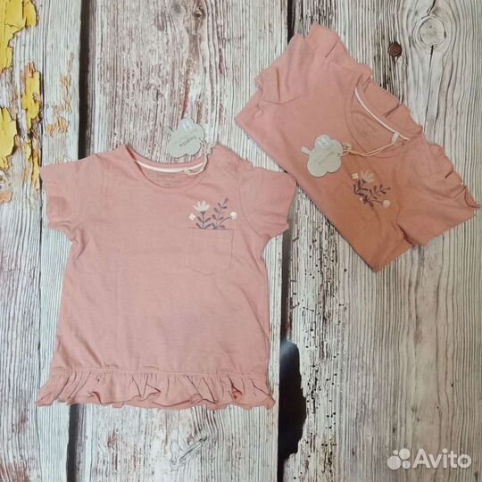 Футболка новая на девочек 74/86/92