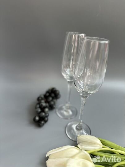 Бокалы для шампанского,вина новое
