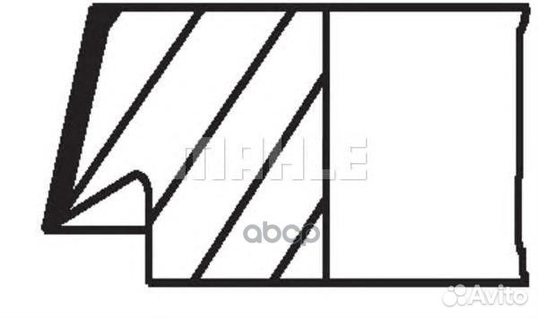 Кольца поршневые d87.5x1.2x1.2x2.5 +0.25 (1) F