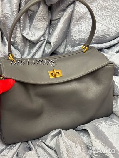 Сумка Balenciaga rodeo серая