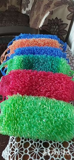 Мочалки ручной работы