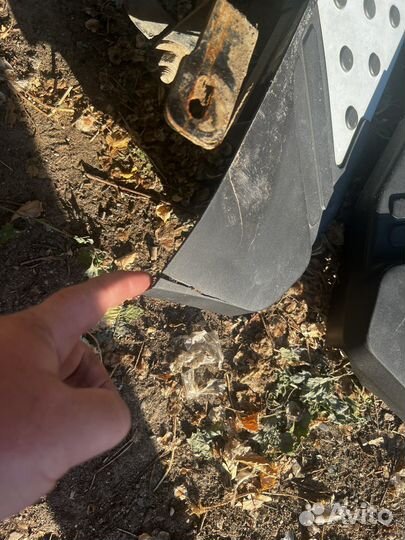 Пороги и кенгурятник на kia sportage