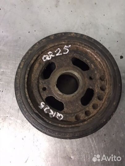 Шкив коленвала Nissan QR20 QR25 x-trail teana