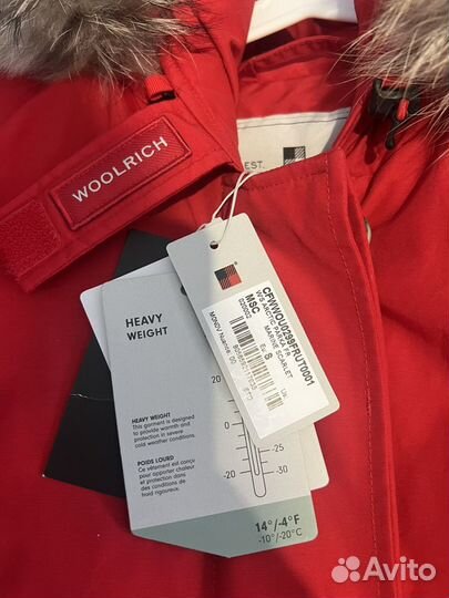 Woolrich пуховик новый оригинал S