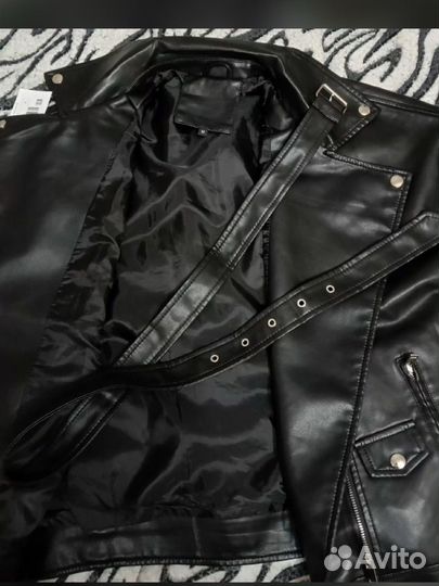 Куртка из экокожи женская