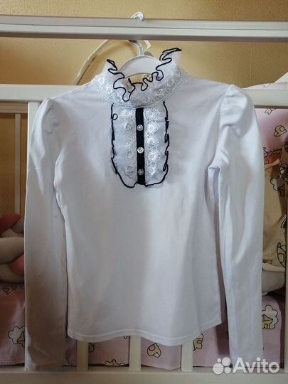 Школьная блузка 128