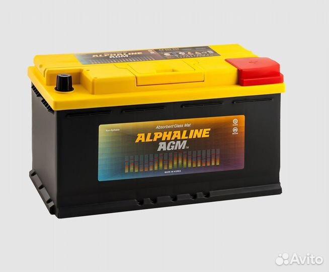 Аккумулятор Alphaline AGM 95 Ач BMW 525, 530, 535