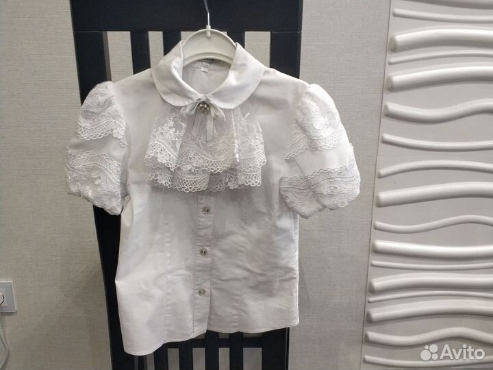 Школьная сорочка на девочку 128 р
