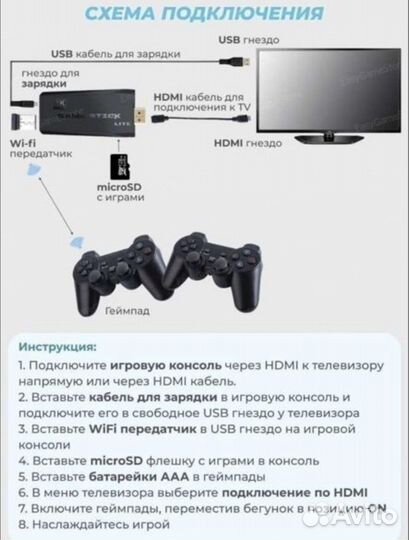 Игровая приставка 2.4 wireles 10000 игр