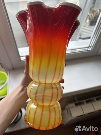 Ваза красный май СССР