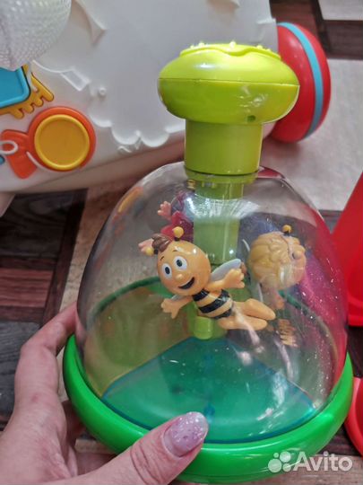 Ходунки каталка детские, бизиборд столик + юла