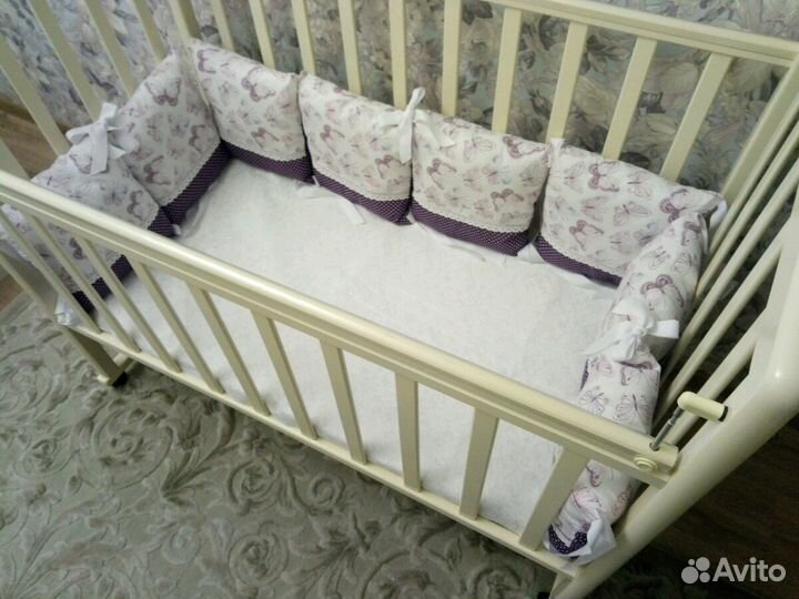 Новые бортики- подушки в кроватку