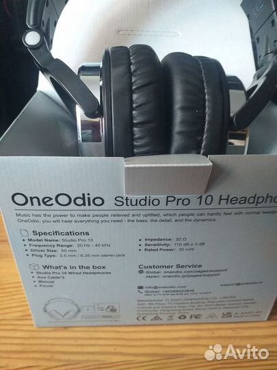 Наушники OneOdio Studio Pro 10 новые