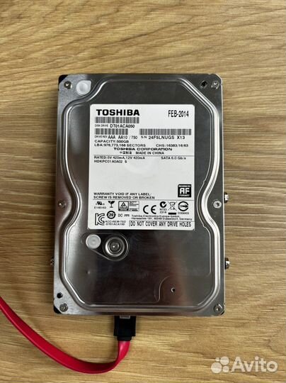 Жесткий диск 500 гб toshiba